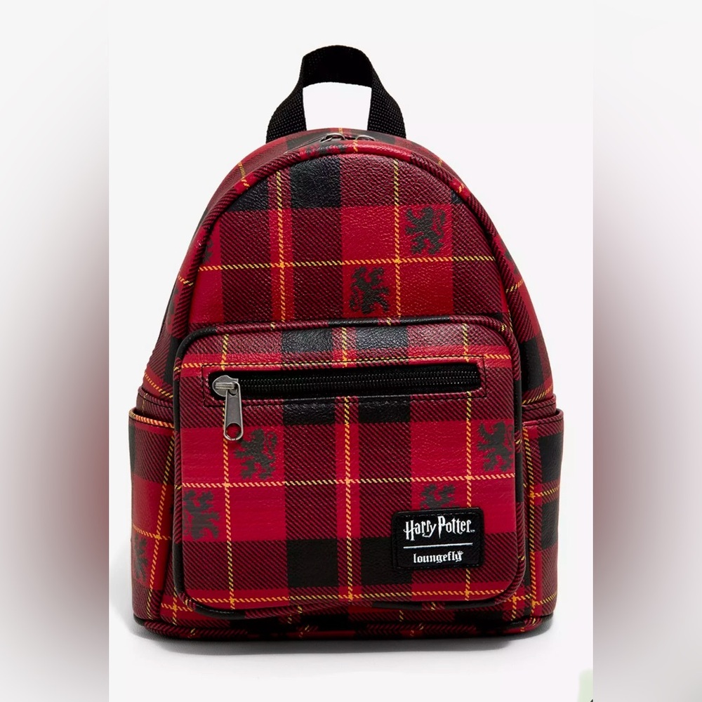 Harry Potter x Loungefly Gryffindor plaid mini backpack